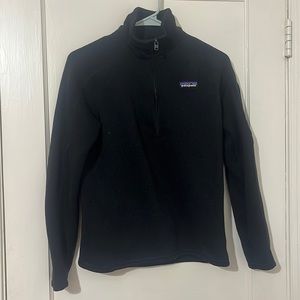 Fleece quarter zip top